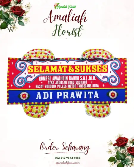 Papan Bunga Ucapan Selamat Cimarga